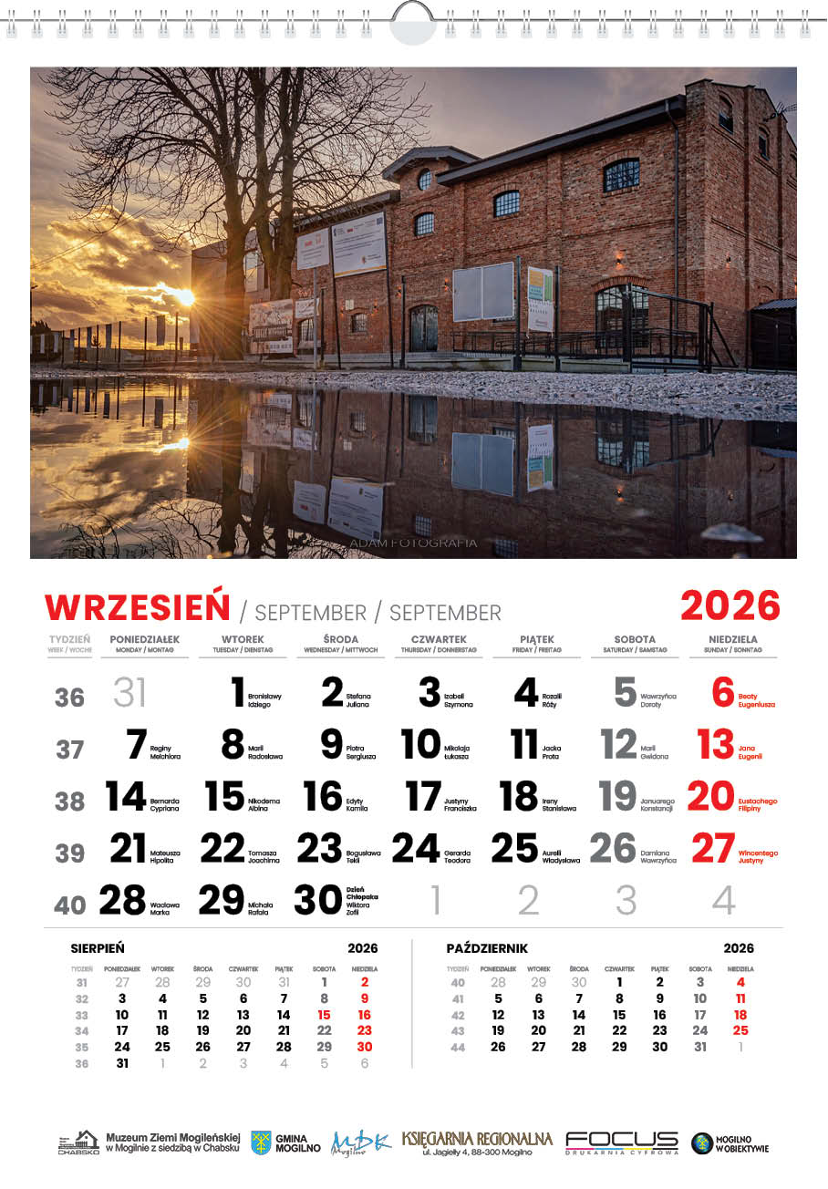 Kalendarz Mogilno w obiektywie 2026 układ poziomy - Image 10
