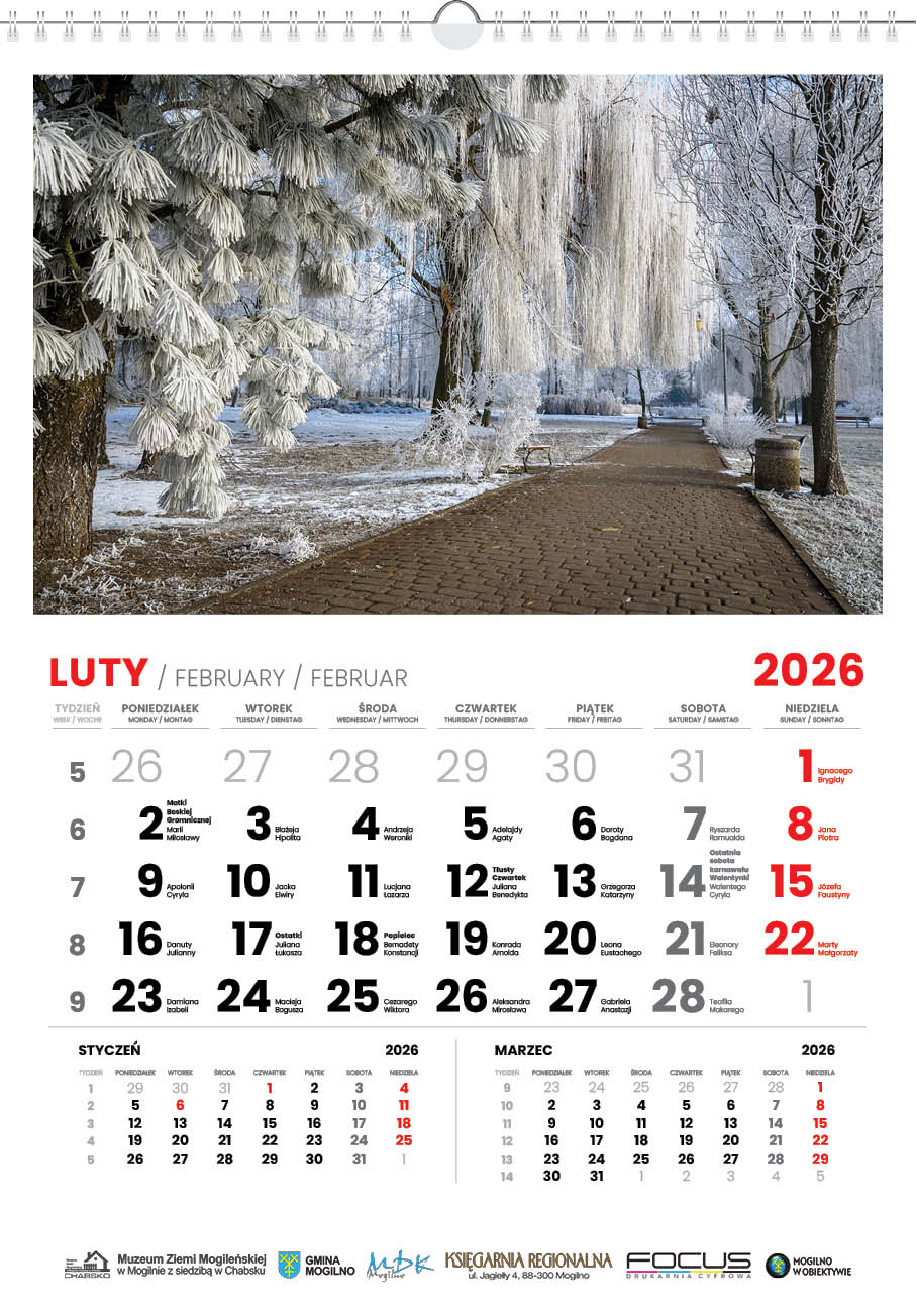 Kalendarz Mogilno w obiektywie 2026 układ poziomy - Image 3
