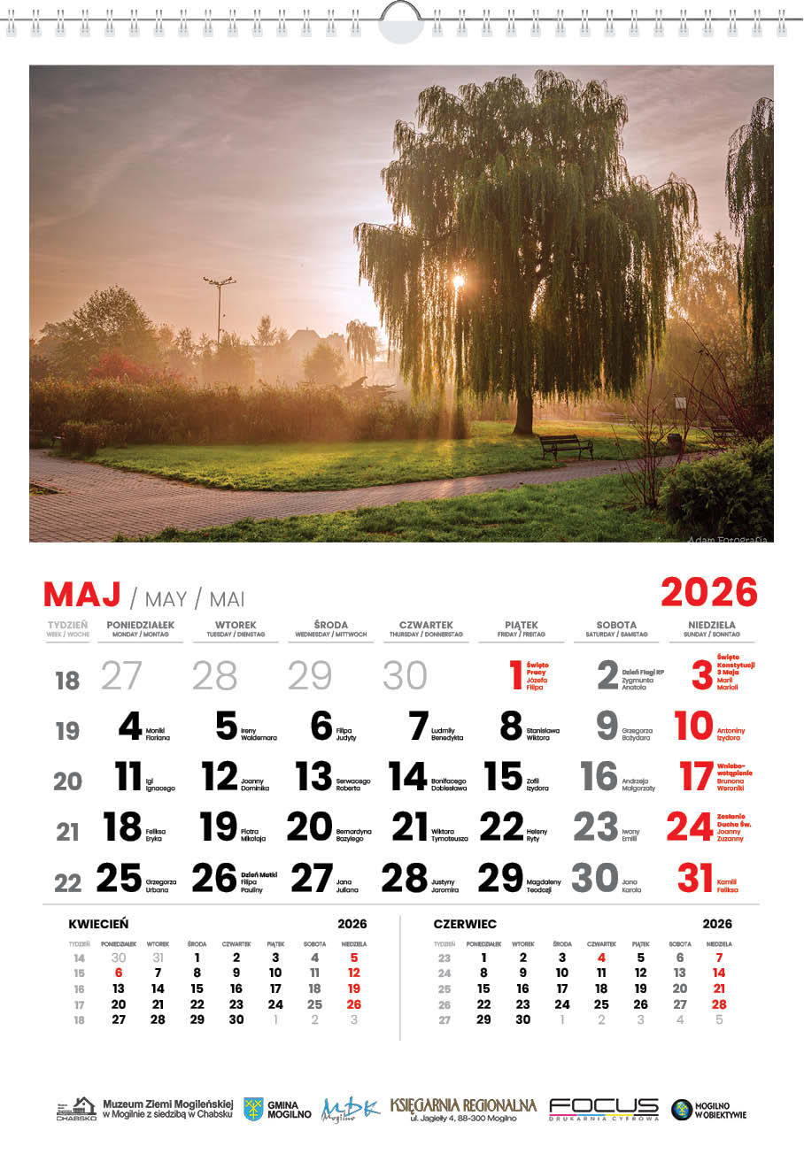Kalendarz Mogilno w obiektywie 2026 układ poziomy - Image 6