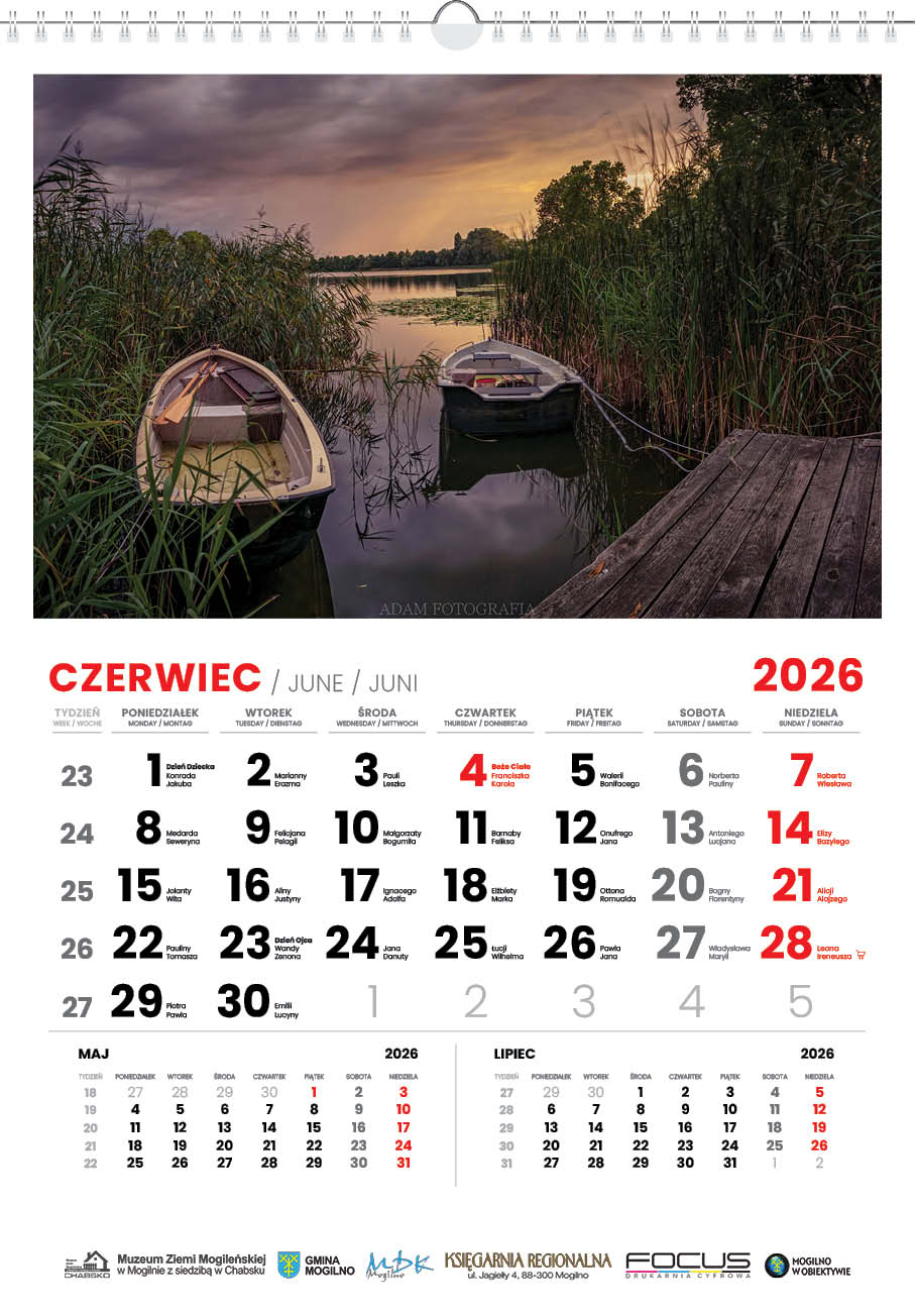Kalendarz Mogilno w obiektywie 2026 układ poziomy - Image 7