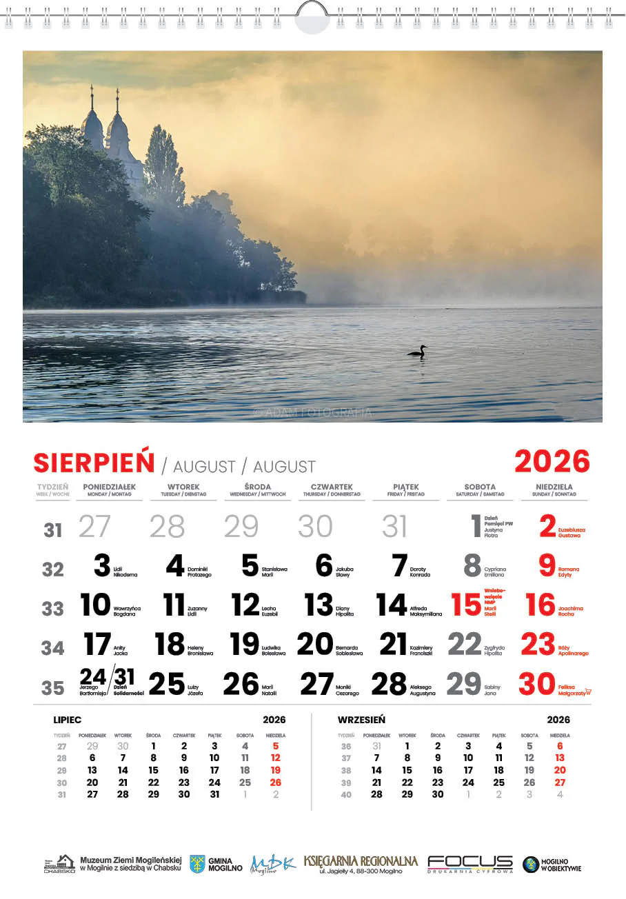 Kalendarz Mogilno w obiektywie 2026 układ poziomy - Image 9