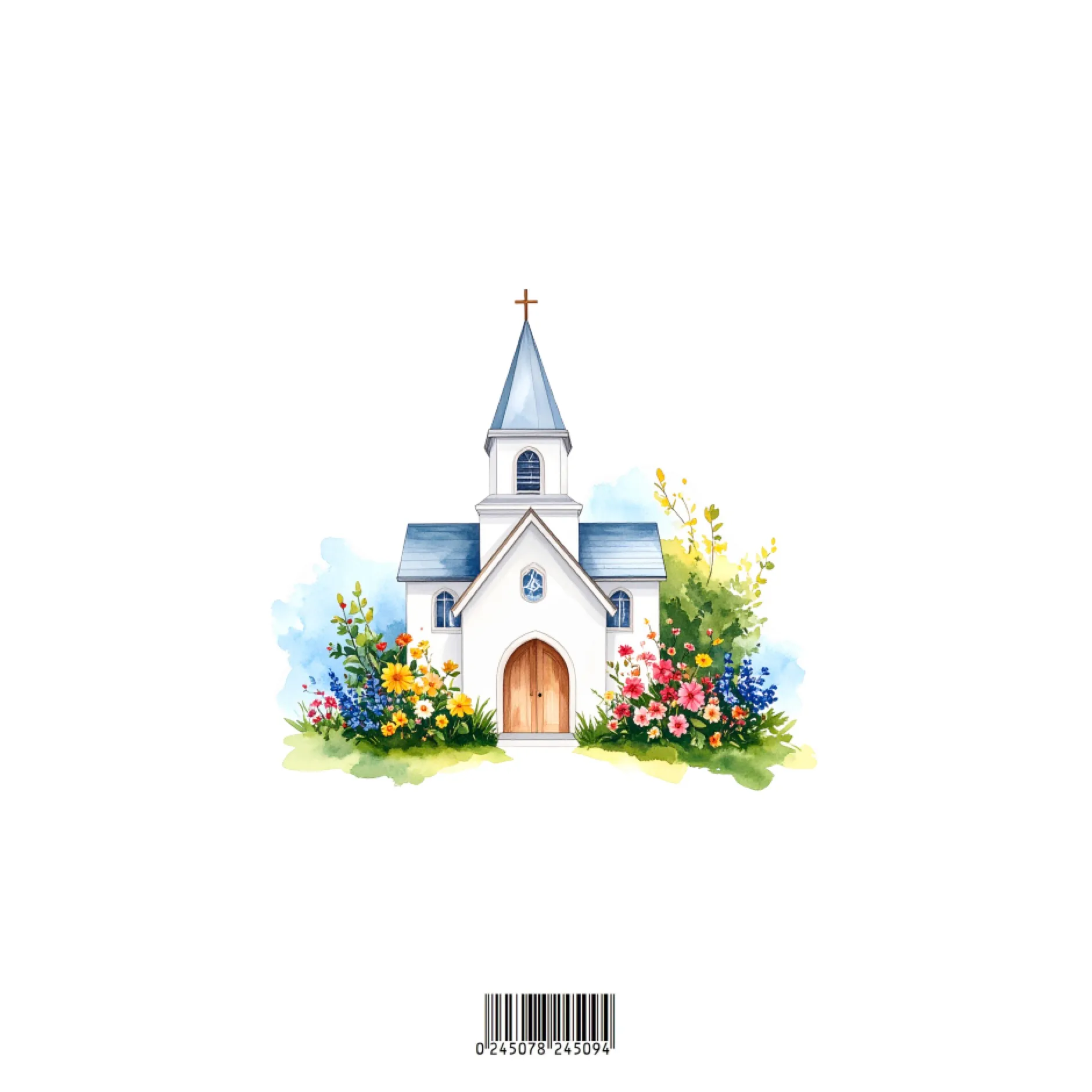 Kartka składana z życzeniami na I Komunię Świętą 15 x 15 cm 4 strony - Image 4