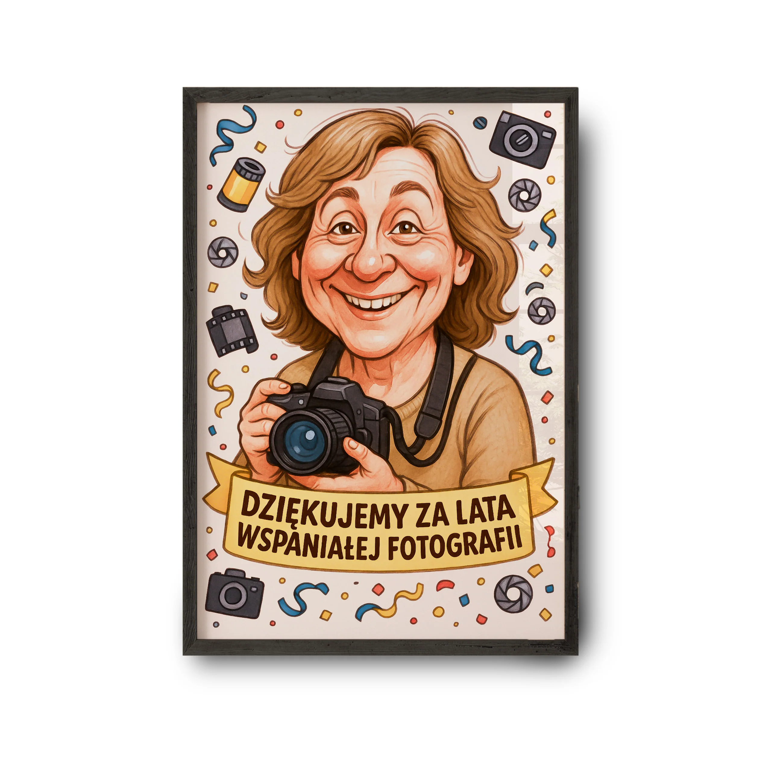 Karykatura z Twojego zdjęcia plakat A3 - Image 6