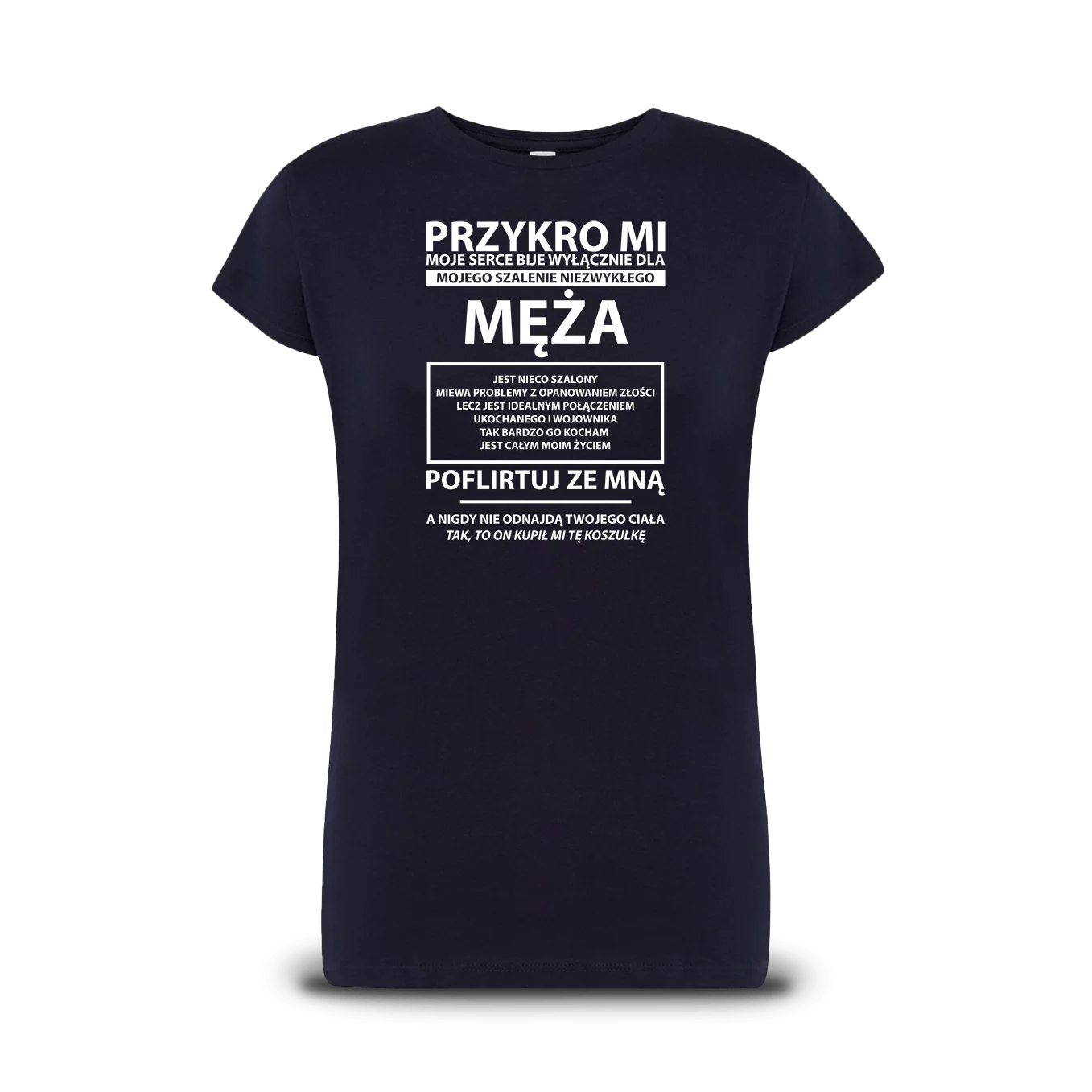 Koszulka dla żony - Serce Tylko Dla Męża - Image 2