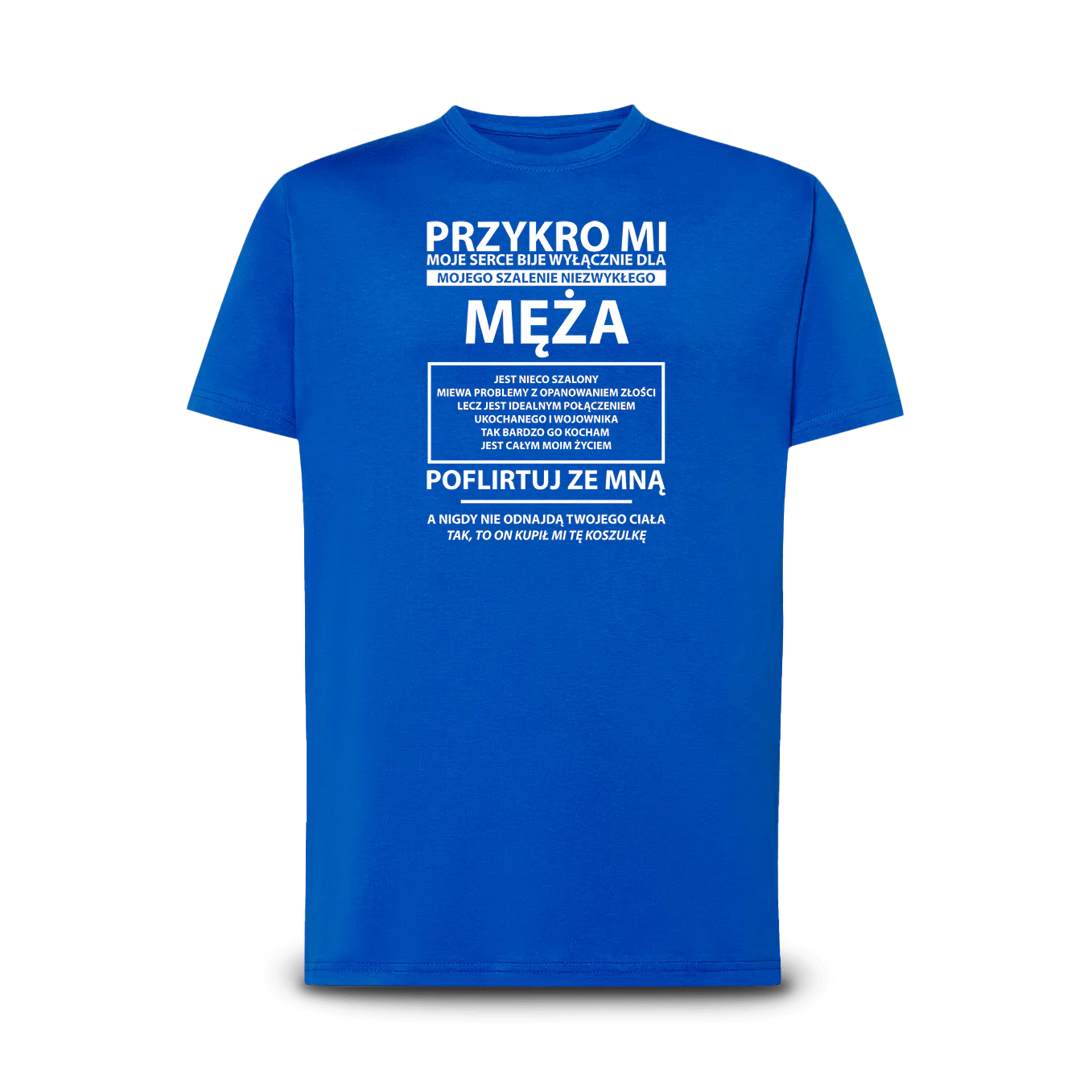 Koszulka dla żony - Serce Tylko Dla Męża - Image 7