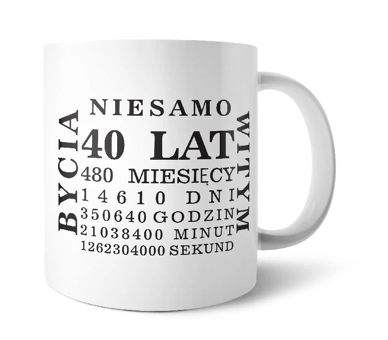 Kubek - 40 lat bycia niesamowitym
