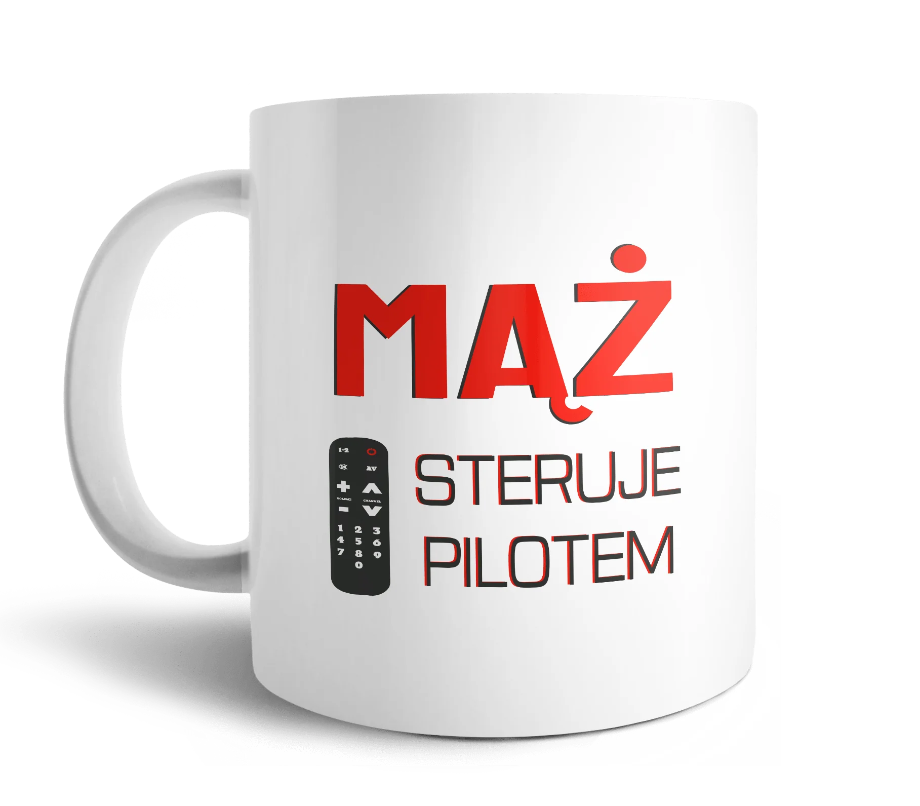 Kubek mąż steruje pilotem 330ml - Image 2