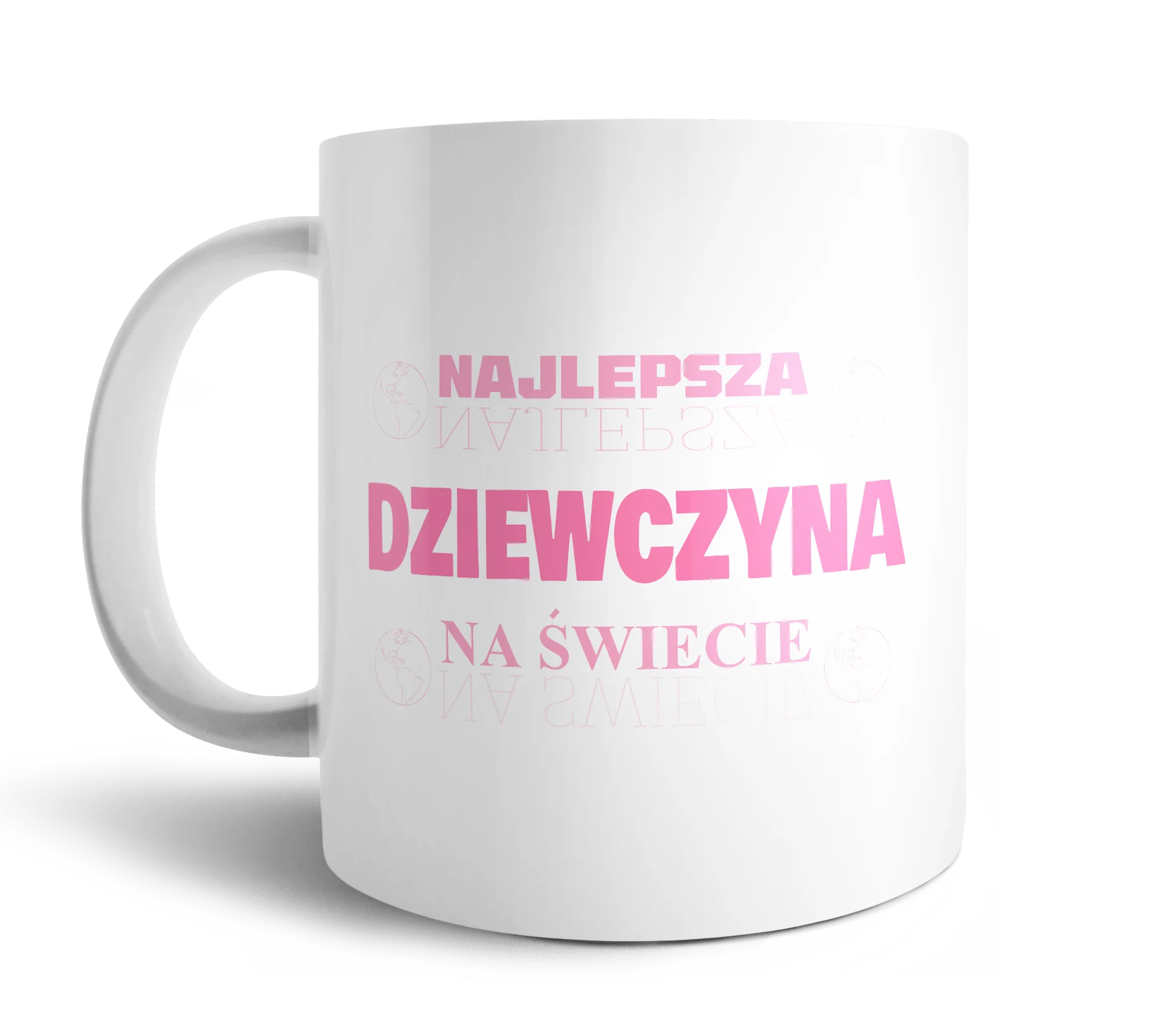 Kubek najlepsza dziewczyna na świecie 330ml - Image 2