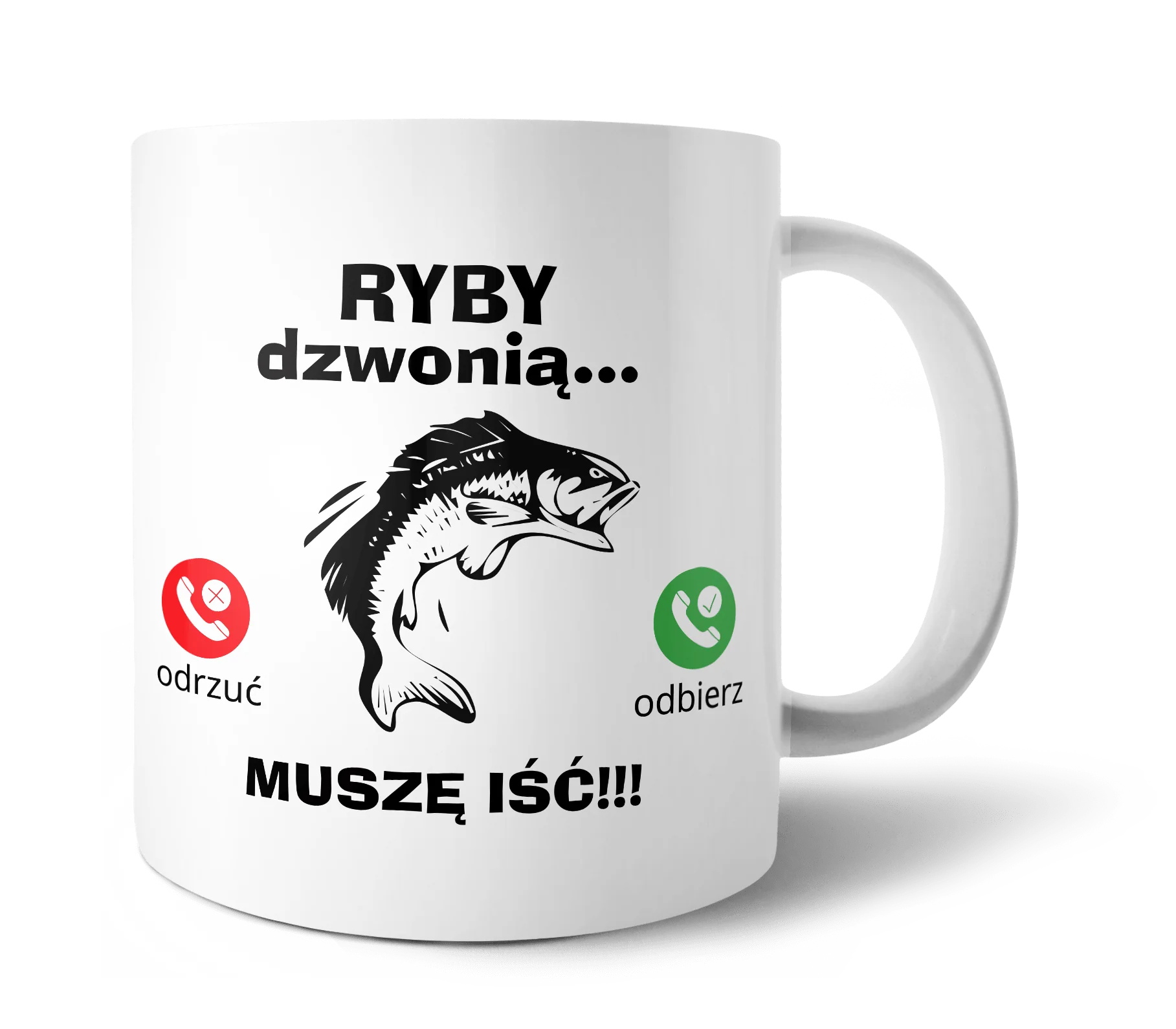 Kubek Ryby Dzwonią Musze Iść 330ml