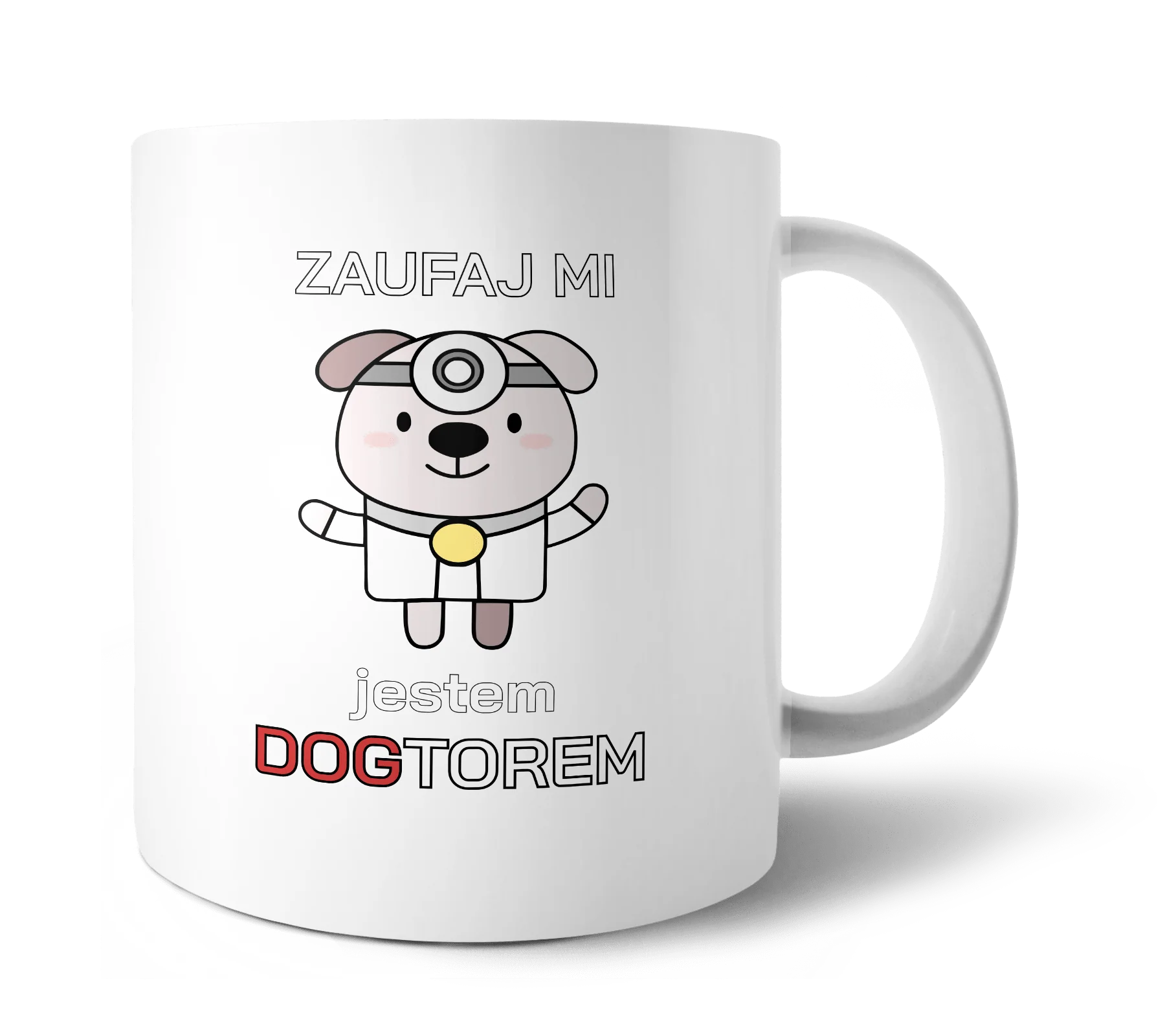Kubek Zaufaj Mi Jestem Dogtorem 330ml