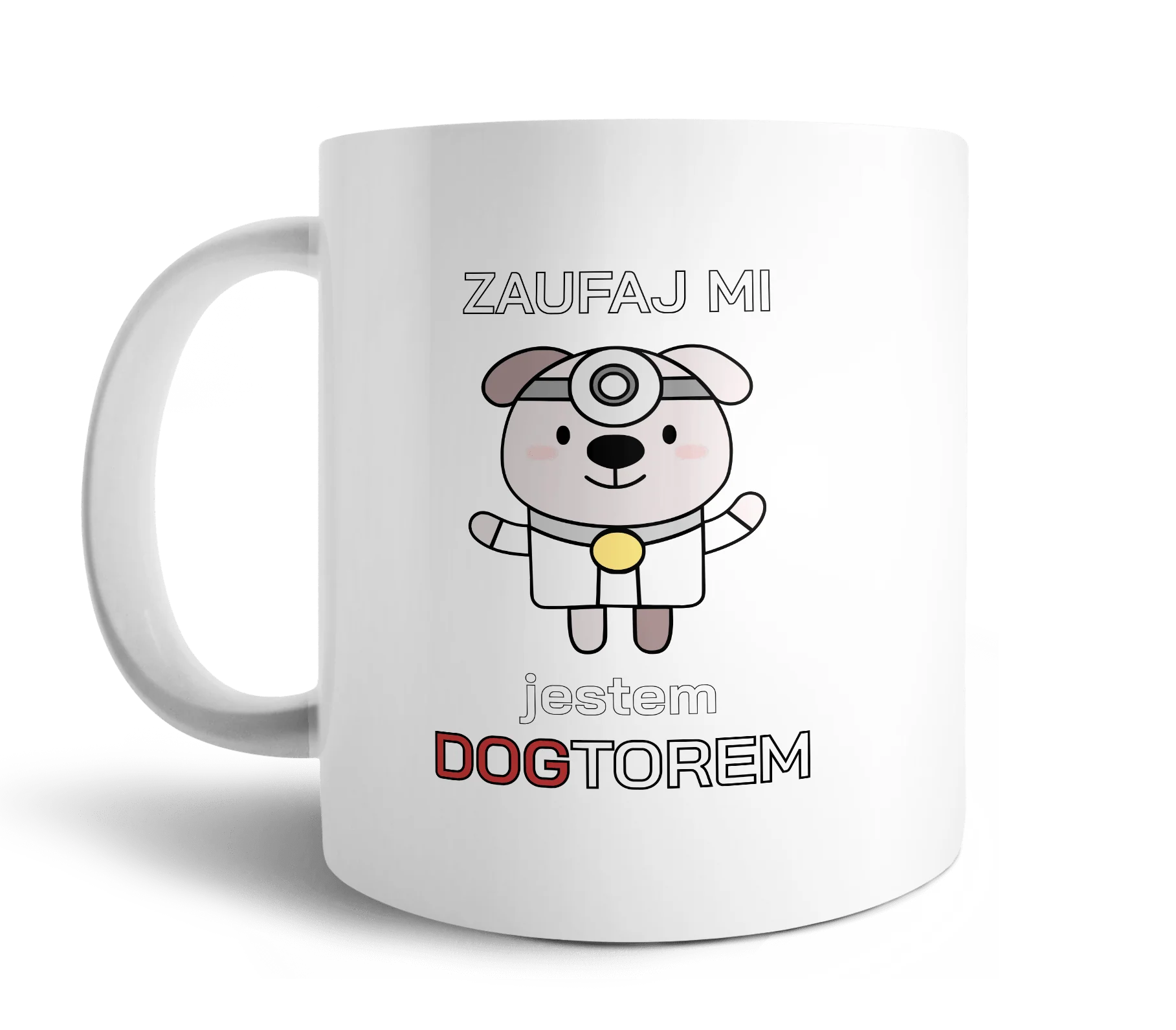 Kubek Zaufaj Mi Jestem Dogtorem 330ml - Image 2