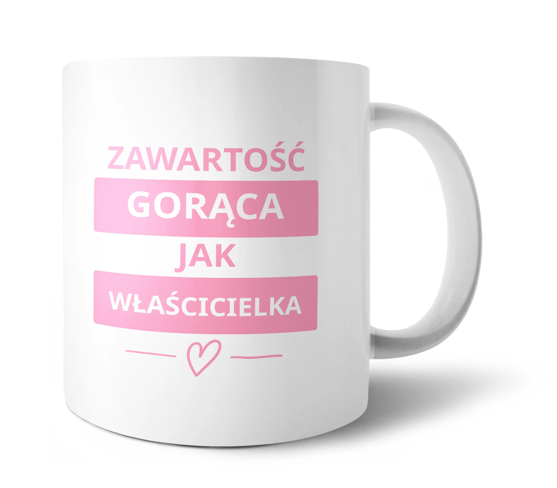 Kubek zawartość gorąca jak właścicielka 330ml